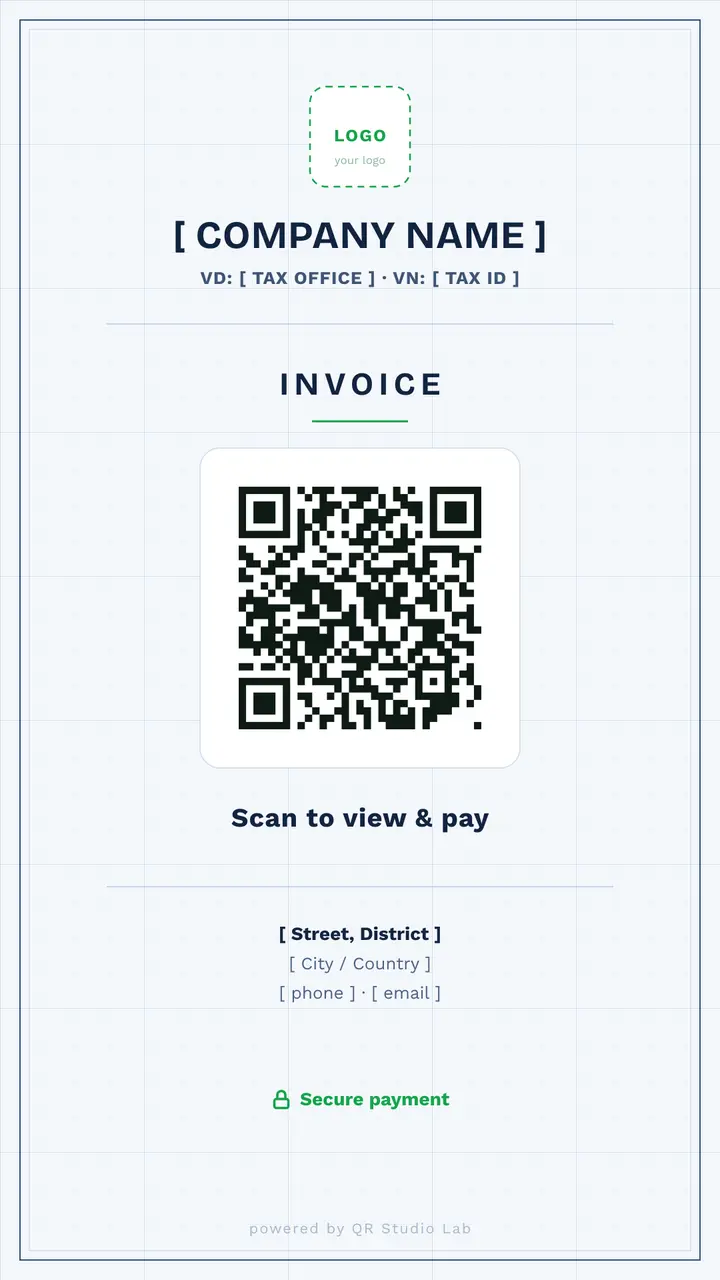 Invoice / Payment Cards — Light